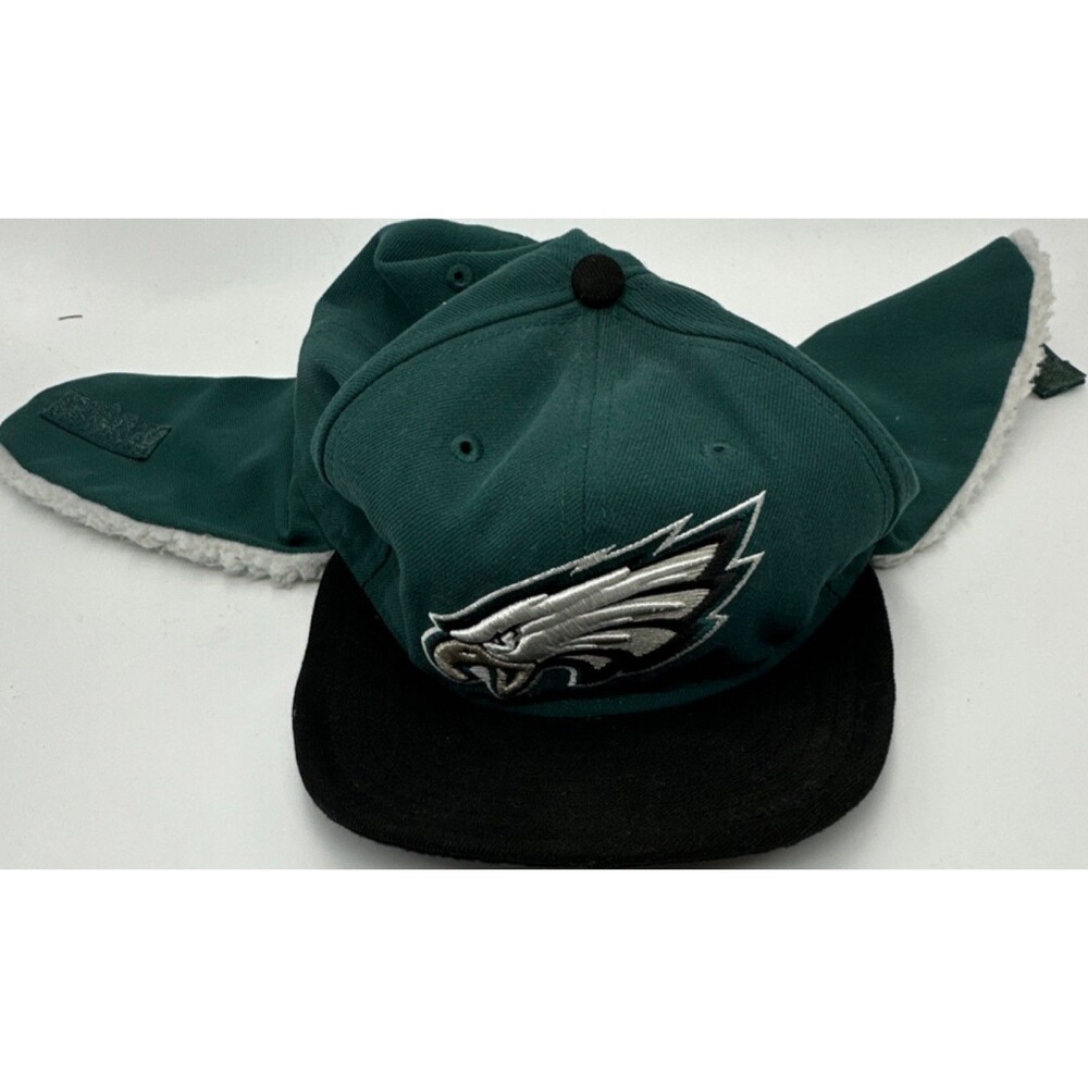 New Era Philadelphia Eagles NFL Hat Green Black White 7 1/4 Football Cap